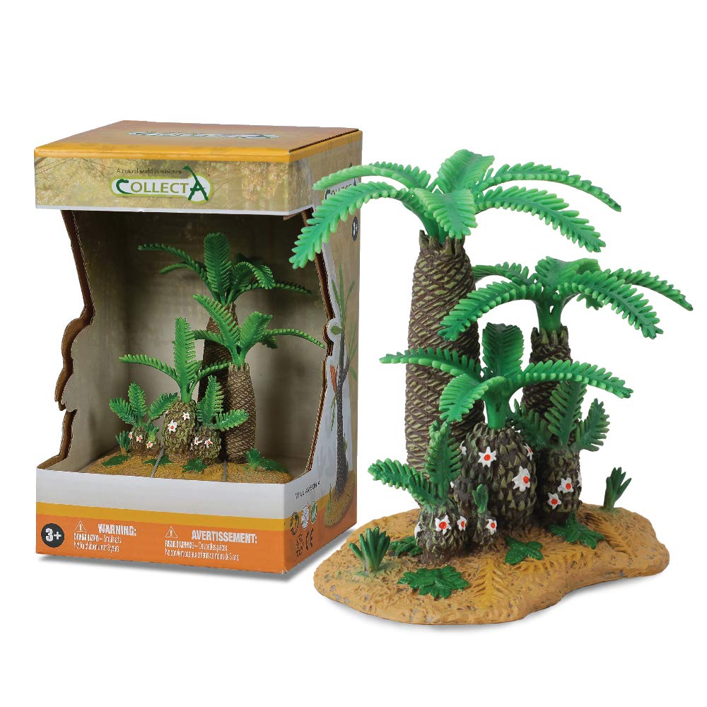CollectA Monanthesia and Cycadeoidea Vinyl Toy Plant Figures